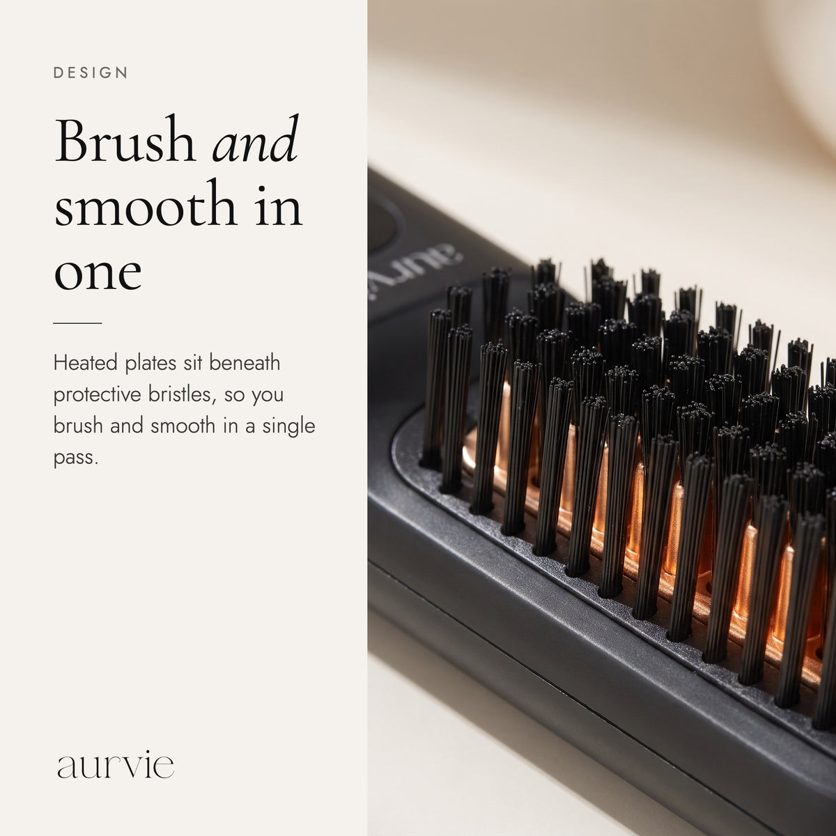 Bristle close-up: heated plates beneath protective bristles (ALT)