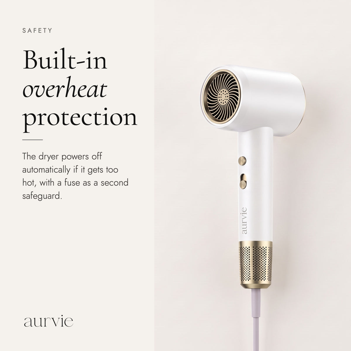 Built-in overheat protection (ALT)
