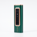 Aurvie IPL hair removal device in emerald green and rose gold (ALT)