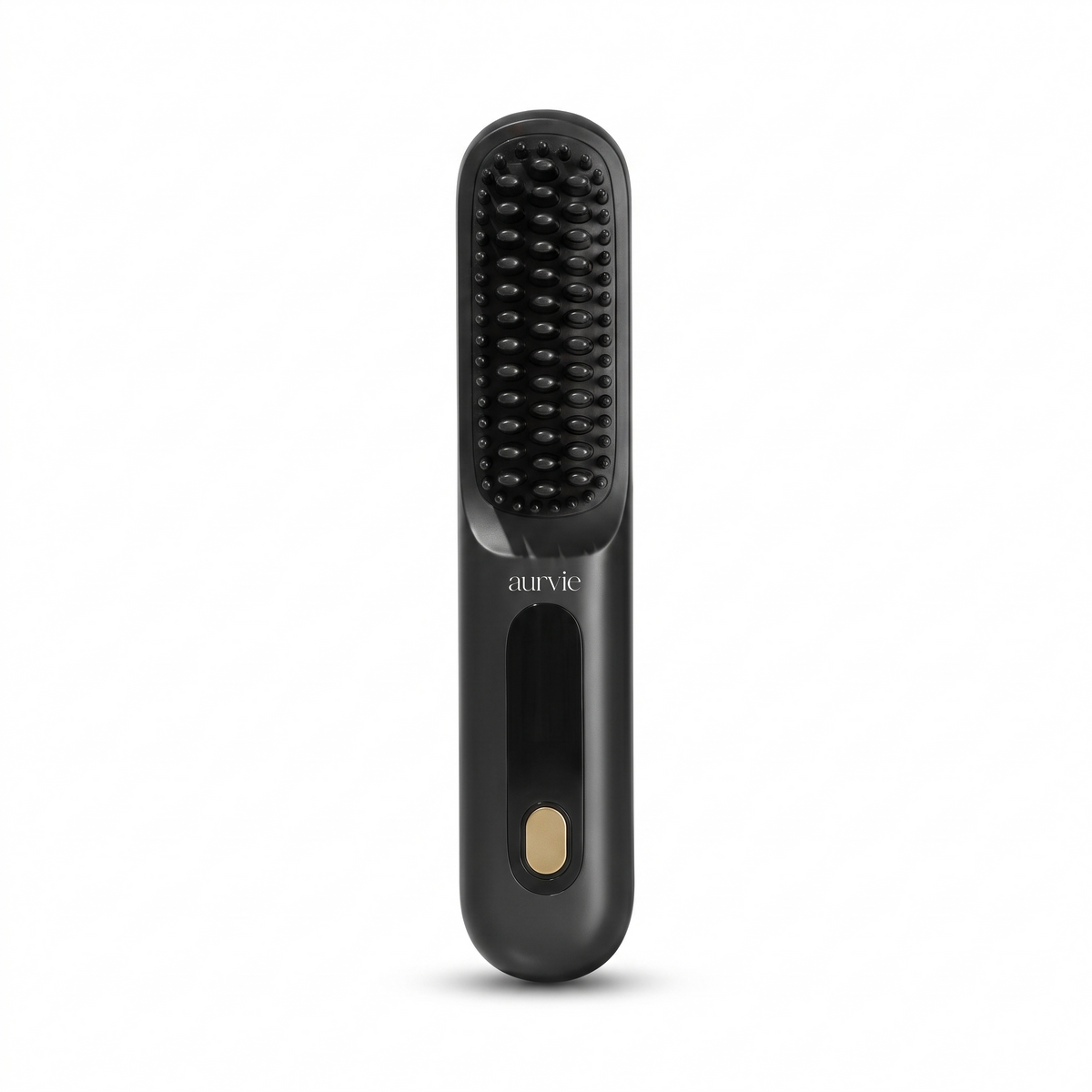 Aurvie cordless straightening brush in matte black (ALT)