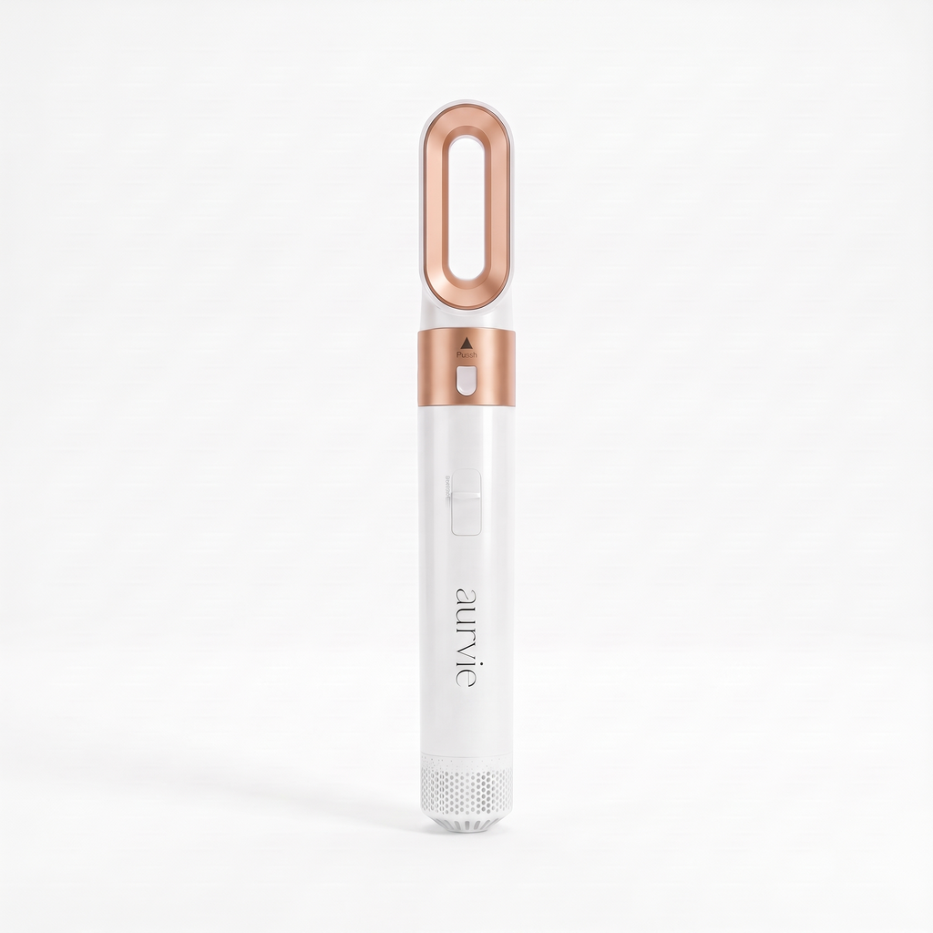 Aurvie Shape airstyler in white and rose gold (ALT)